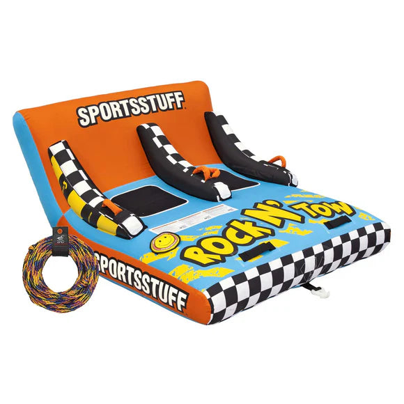 Rock 'N' Tow 2 | 1-2 Rider Towable Tube for Boating with Rope
