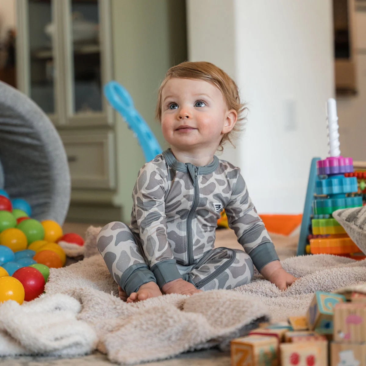 Baby Zip Up - Gauge Camo