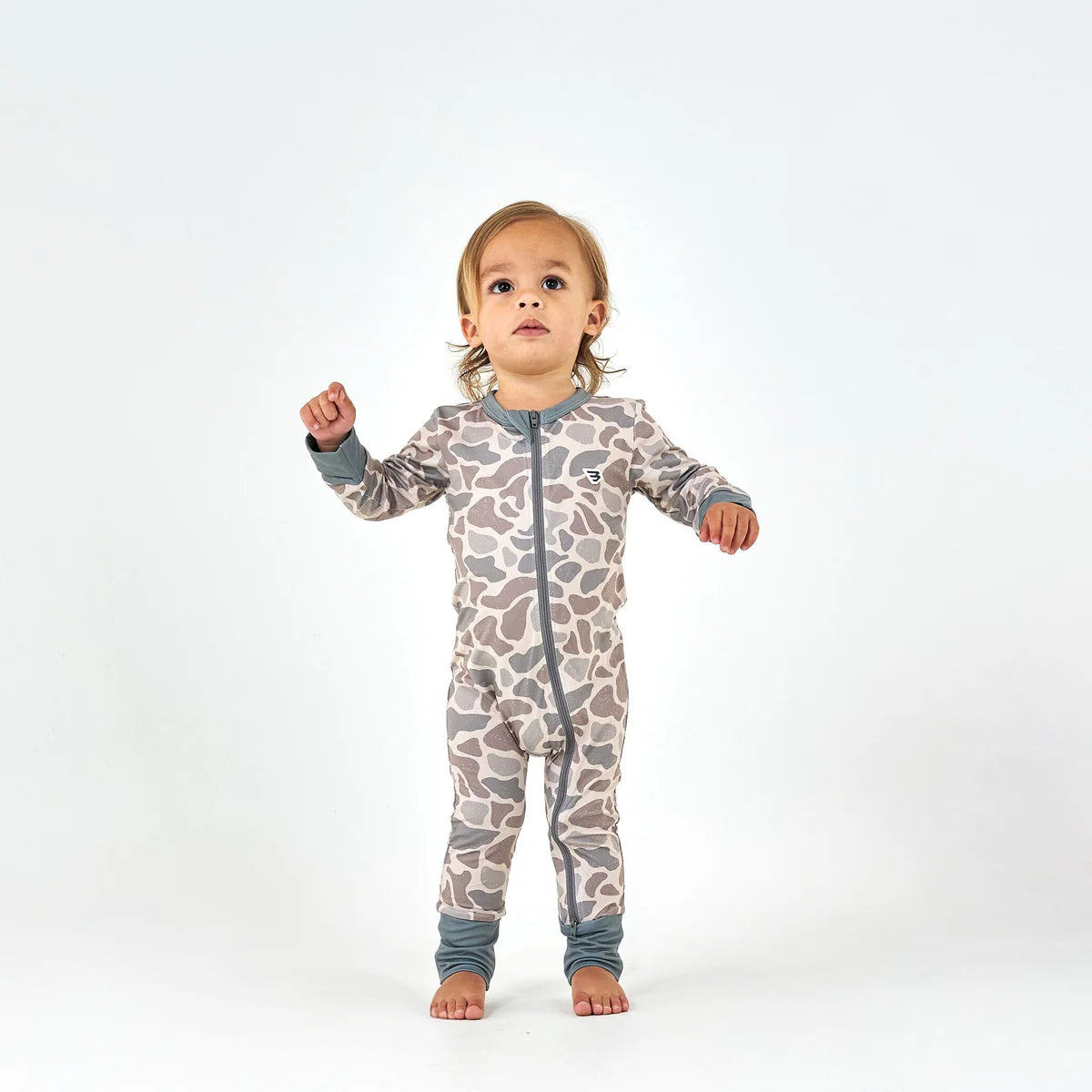 Baby Zip Up - Gauge Camo