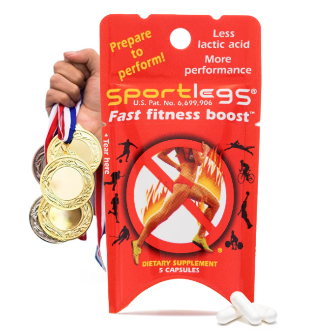SportLegs Fast Fitness Boost – 5-Cap Packet (Trial Pack of 3)