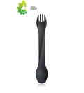 humangear Bio-Uno Long dark gray plant-based spork